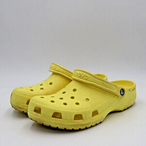 Crocs Classic Clog Men's Size US 10 Sulphur Yellow Slip-On Comfort​​